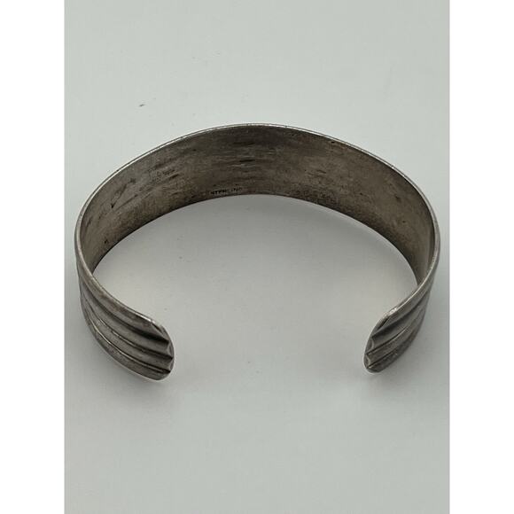 vintage Native American sterling silver 925 bracelet - Picture 14 of 16